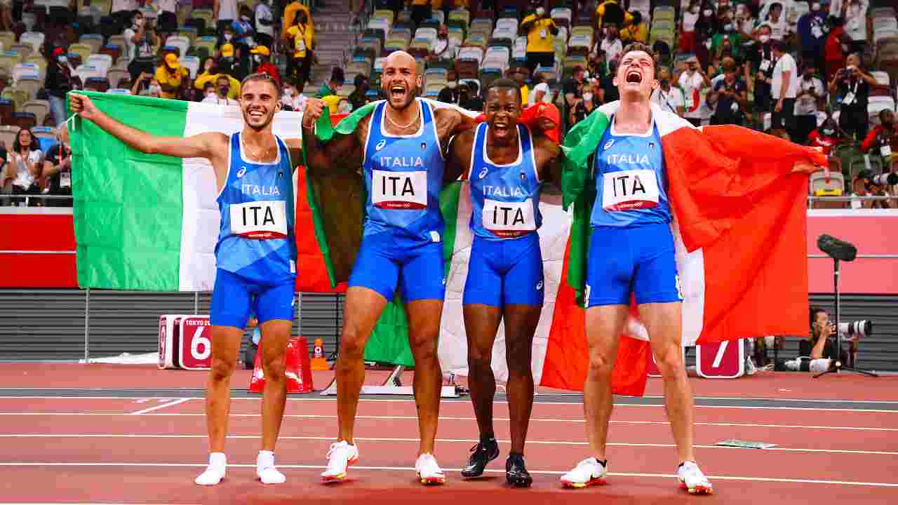 italia 4x100