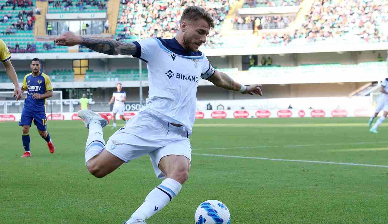 Immobile Lazio Marsiglia infortunio