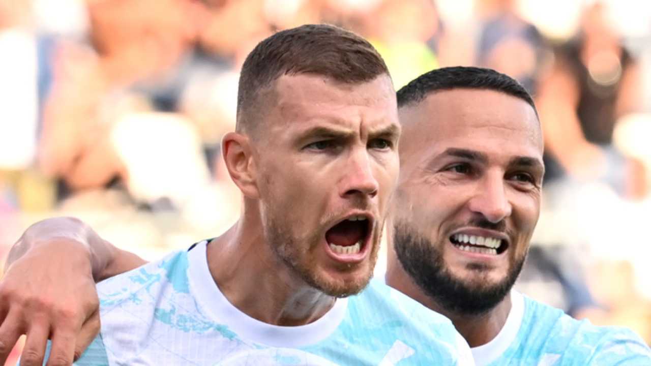 Edin Dzeko supera 100 gol in Serie A