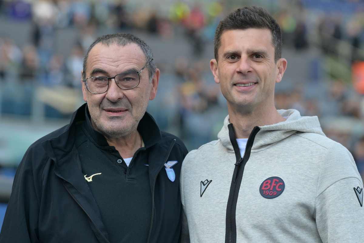 Sarri e Thiago Motta insieme