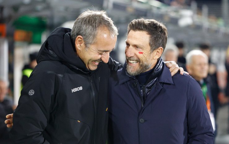 Di Francesco e Giampaolo  si salutano