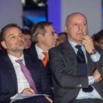 Furlani e Marotta ad un evento sul calcio