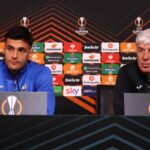 Gasperini e Scamacca in conferenza stampa