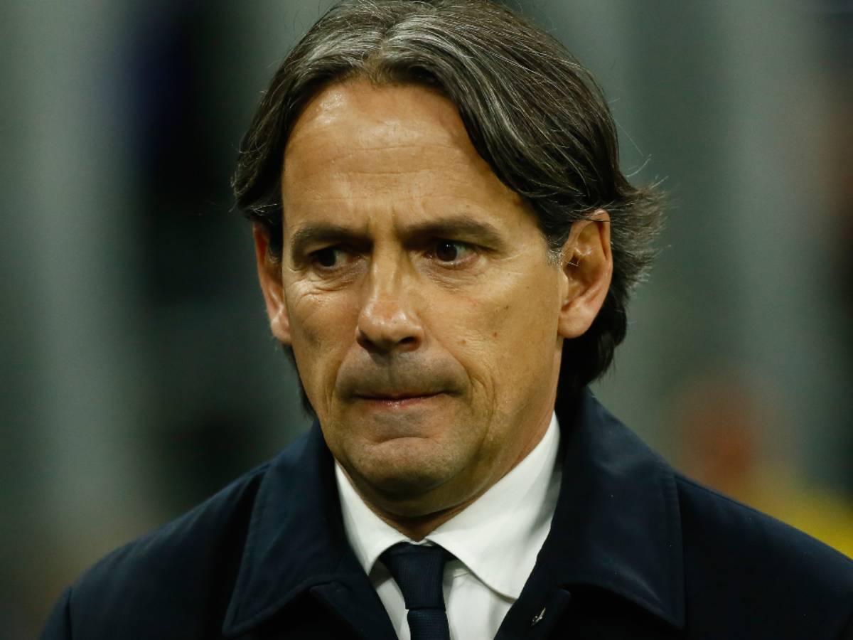 Il tecnico dell'Inter, Simone Inzaghi