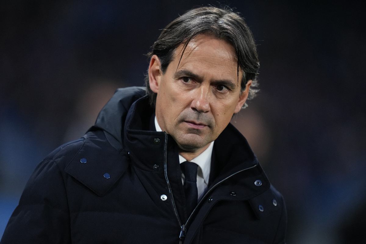 L'allenatore dell'Inter, Simone Inzaghi