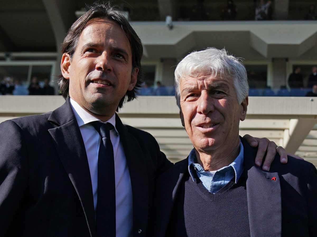 Simone Inzaghi e Gian Piero Gasperini