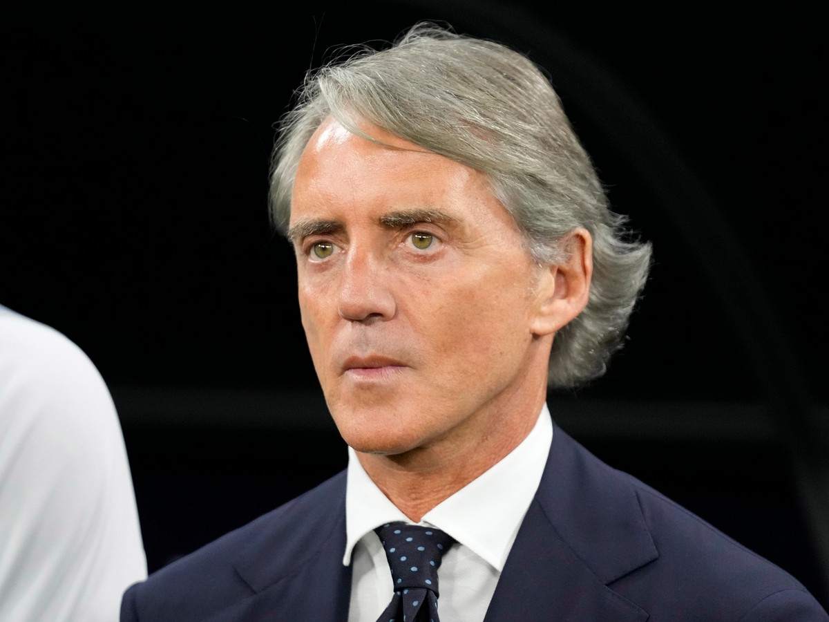 Roberto Mancini ai tempi dell'Italia