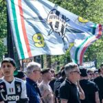 Tifosi della Juventus in corteo