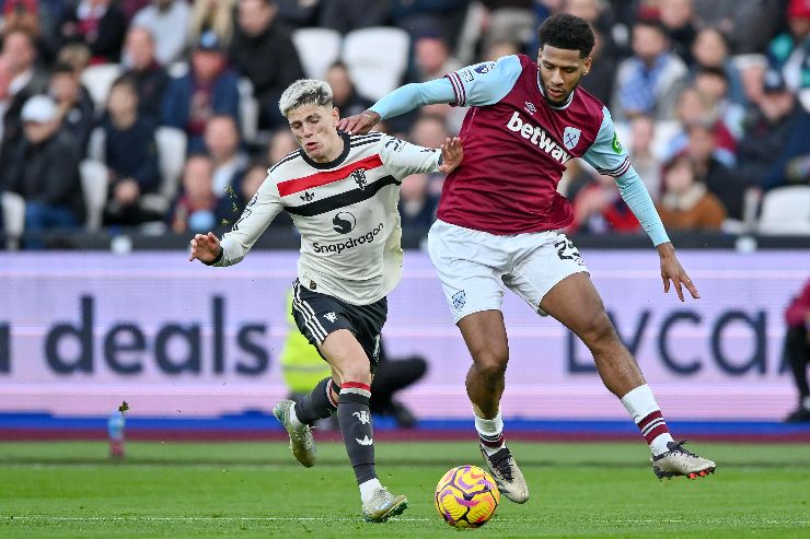 Jean-Clair Todibo in azione con la maglia dell'Aston Villa